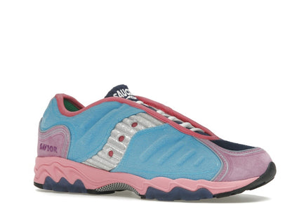 Saucony Matrix Jae Tips No Shoes In The House Blue Pink