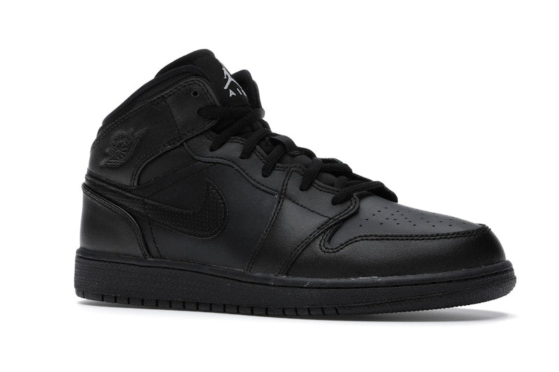 Jordan 1 Retro Mid Black (2016) (GS)