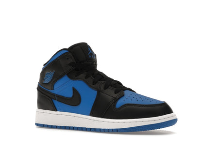 Jordan 1 Mid Black Royal Blue (GS)