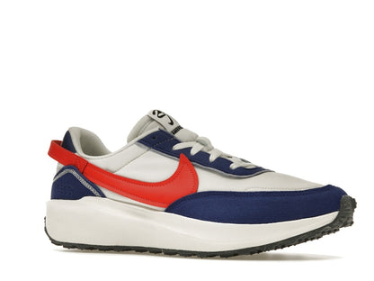 Nike Waffle Debut Swoosh Habanero Red Old Royal