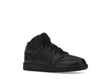 Jordan 1 Mid Triple Black (GS)