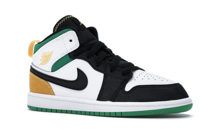 Jordan 1 Mid SE White Laser Orange Lucky Green (PS)