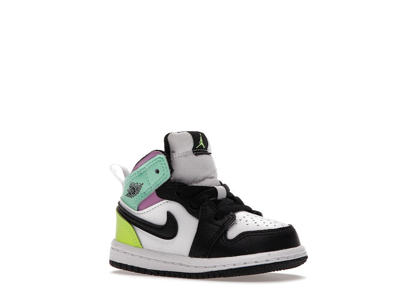 Jordan 1 Mid Pastel Black Toe (TD)