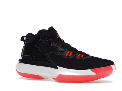 Jordan Zion 1 Black White Bright Crimson