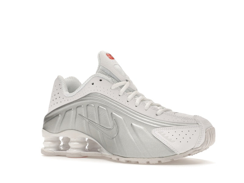 Nike Shox R4 White Metallic Silver (Women's)