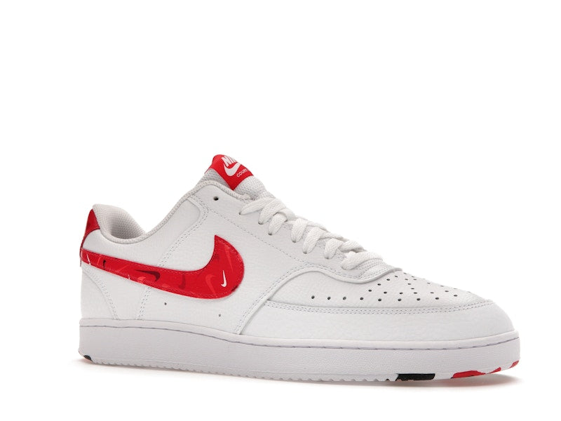 Nike Court Vision Low Swoosh Print Red
