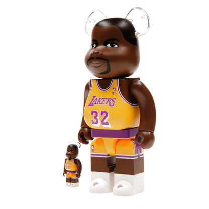 Bearbrick NBA Magic Johnson (Los Angeles Lakers) 100% & 400% Set