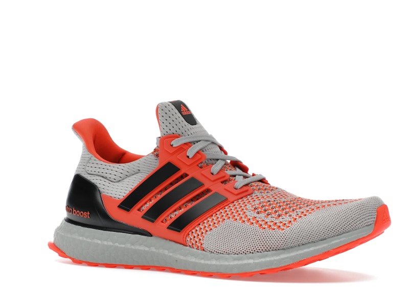 adidas Ultra Boost 1.0 Core Black Impact Orange Grey Two