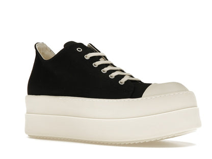 Rick Owens DRKSHDW Double Bumper Low Black Milk