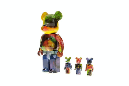 Bearbrick Pushead 4 pc Set 100% & 400% Set Multi