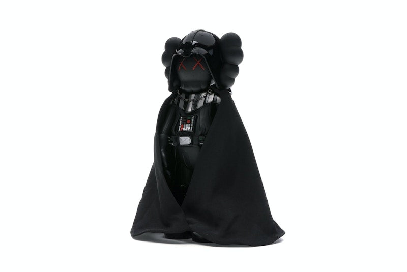 KAWS Star Wars Darth Vader Companion with Cape Vinyl Figure Black