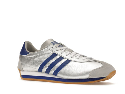 adidas Country OG Matte Silver Bright Blue Cloud White