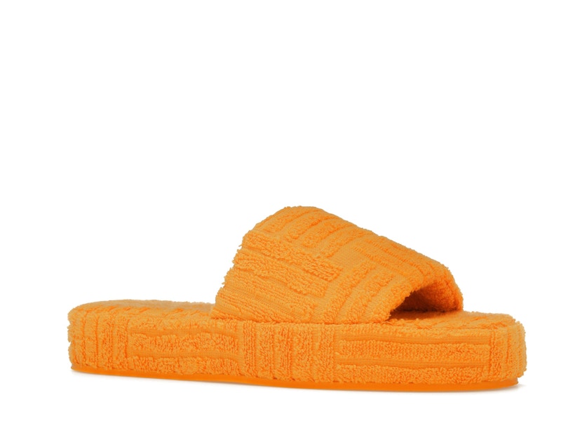 Bottega Veneta Resort Sponge Slide Tangerine