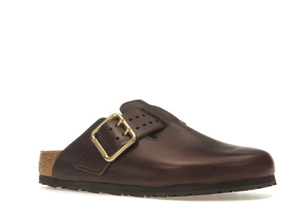 Birkenstock Boston Bold Leather Roast Brown