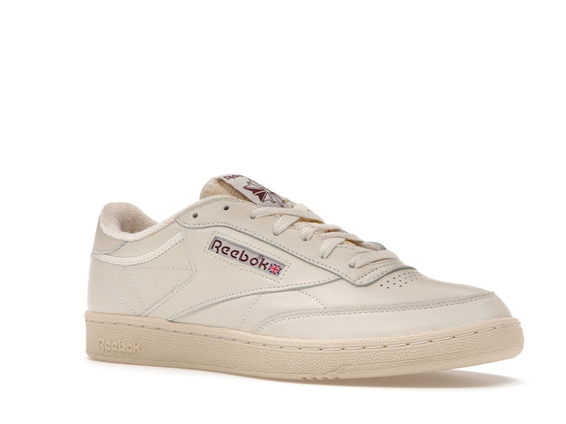 Reebok Club C 85 Chalk Alabaster Maroon
