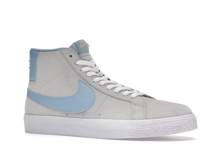 Nike SB Blazer Mid Soft Grey Baby Blue