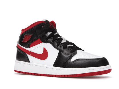 Jordan 1 Mid Gym Red Black White (GS)