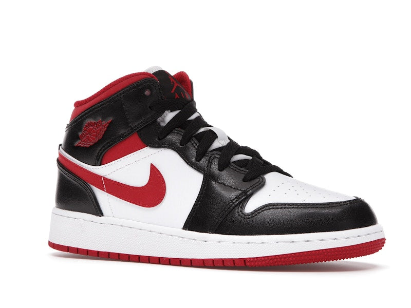 Jordan 1 Mid Gym Red Black White (GS)