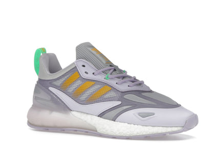adidas ZX 2K Boost 2.0 Purple Tint Semi Solar Gold Matte Silver (Women's)