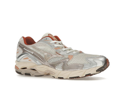 Mizuno Wave Rider 10 White Silver Orange
