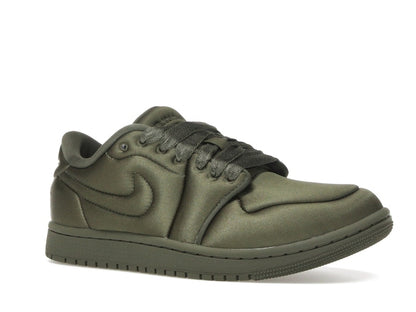 Jordan 1 Low Method of Make Satin Medium Olive (Women's)