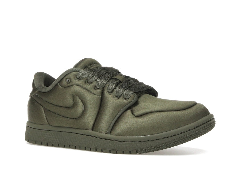 Jordan 1 Low Method of Make Satin Medium Olive (Women's)