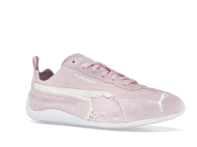 Balenciaga x Puma Speedcat Suede Distressed Pink White