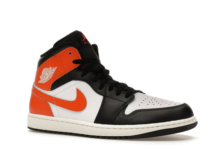 Jordan 1 Mid Black Toe Starfish