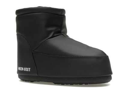 Moon Boot No Lace Rubber Boot Black