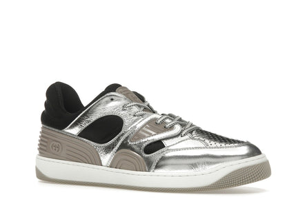 Gucci Basket Low Silver Black