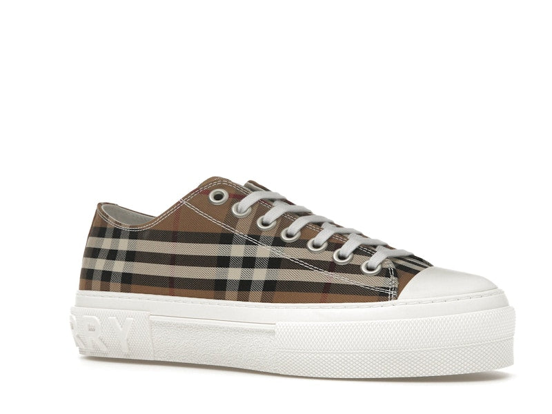 Burberry Vintage Check Cotton Sneakers Birch Brown