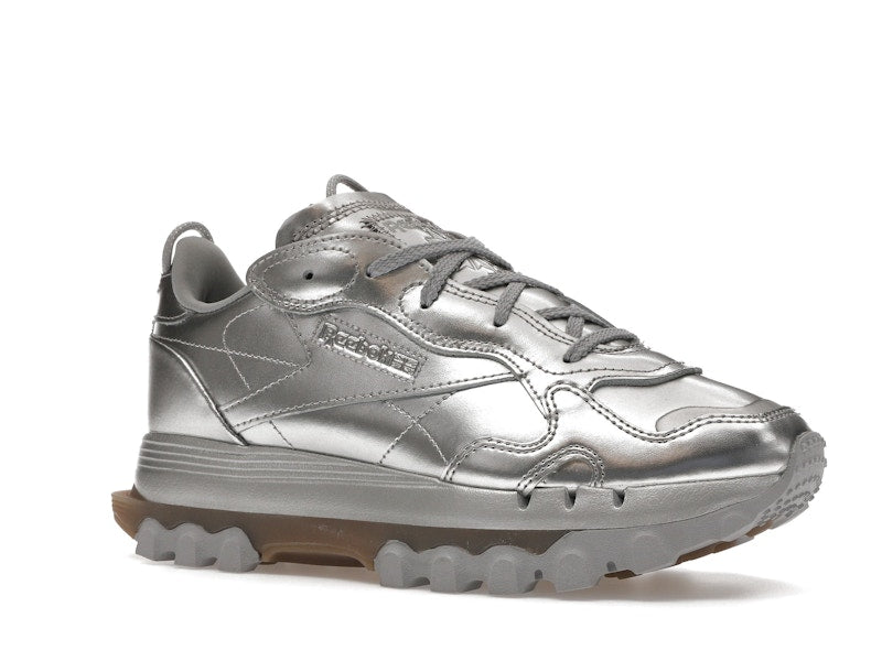 Reebok Classic Leather Cardi B Silver Metallic (Women's)