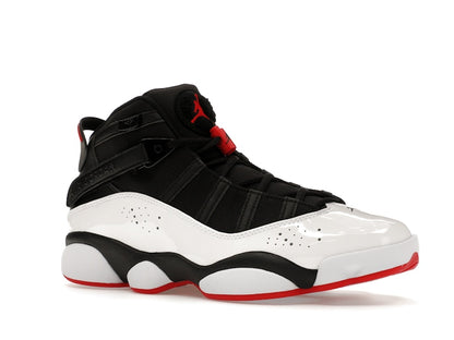 Jordan 6 Rings Black White Varsity Red