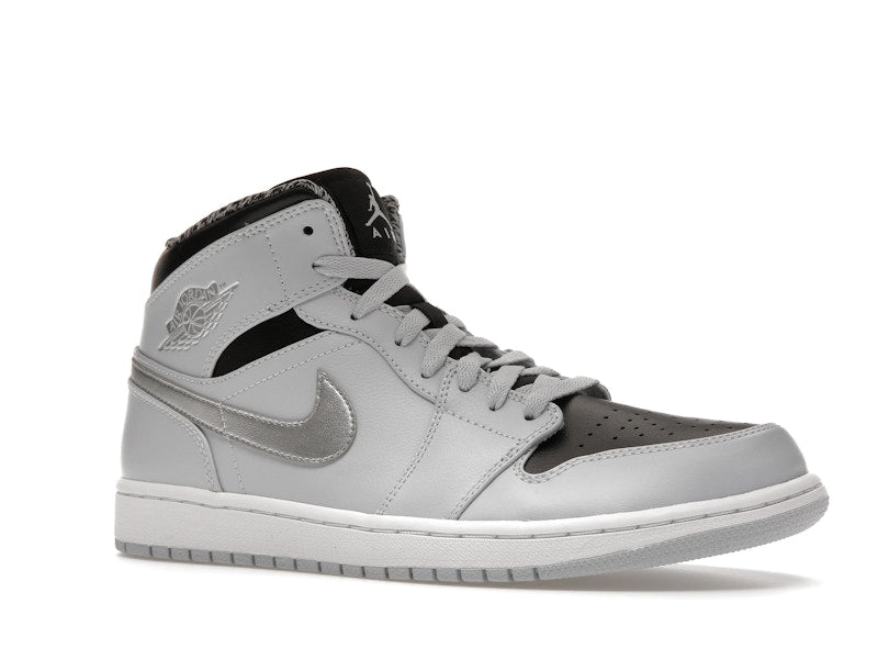 Jordan 1 Mid Pure Platinum Metallic Silver