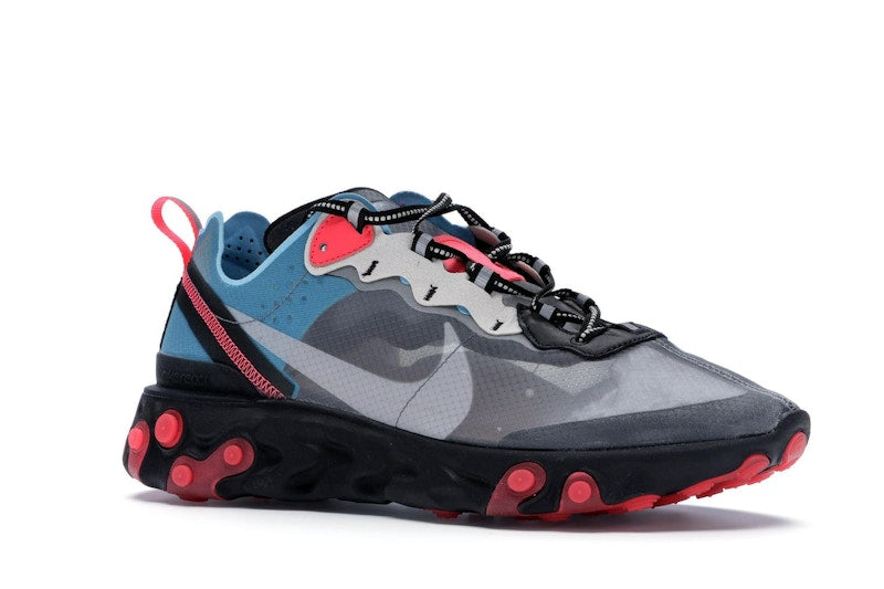 Nike React Element 87 Blue Chill Solar Red
