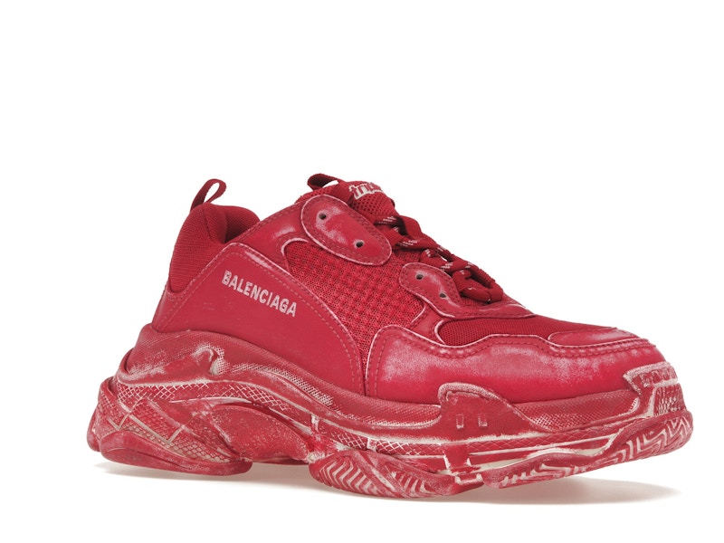 Balenciaga Triple S Faded Red