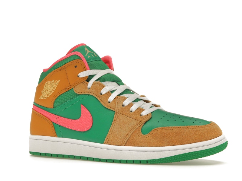 Jordan 1 Mid SE Wheat Watermelon
