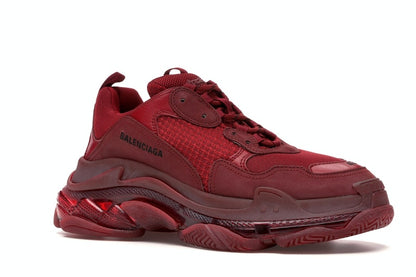 Balenciaga Triple S Burgundy Red
