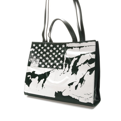 Telfar Flag Bag Medium Green/White