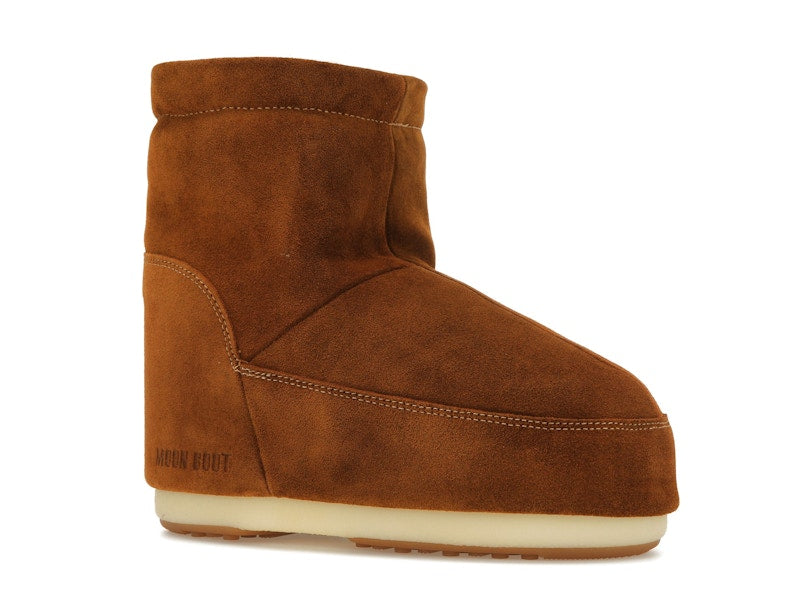 Moon Boot No Lace Suede Boot Tan