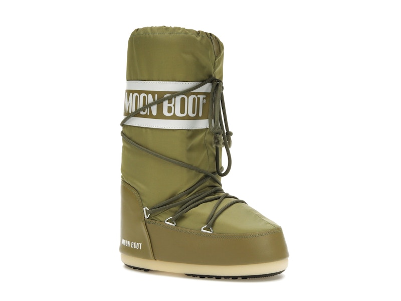 Moon Boot Icon Nylon Boot Khaki