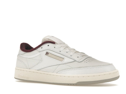 Reebok Club C 85 Packer Shoes Chalk White Maroon