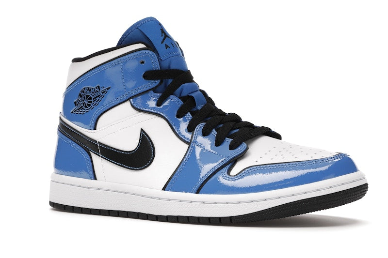 Jordan 1 Mid Signal Blue