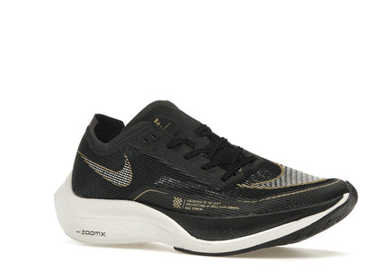 Nike ZoomX Vaporfly Next% 2 Black Metallic Gold Coin (Women's)