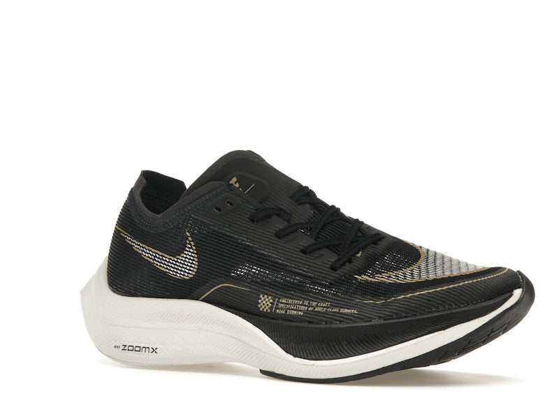 Nike ZoomX Vaporfly Next% 2 Black Metallic Gold Coin (Women's)
