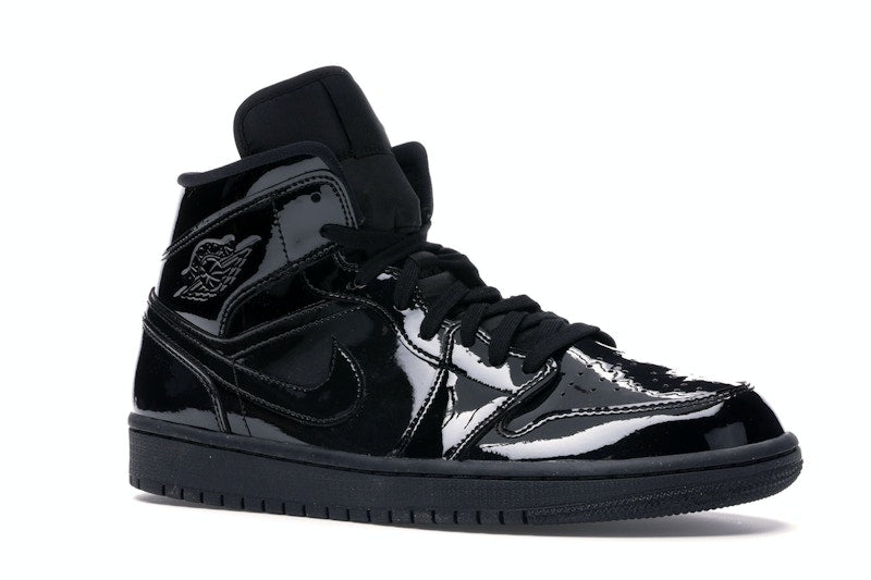 Jordan 1 Mid SE Triple Black Patent (Women's)