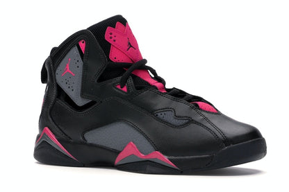 Jordan True Flight Black Dark Grey Deadly Pink (GS)