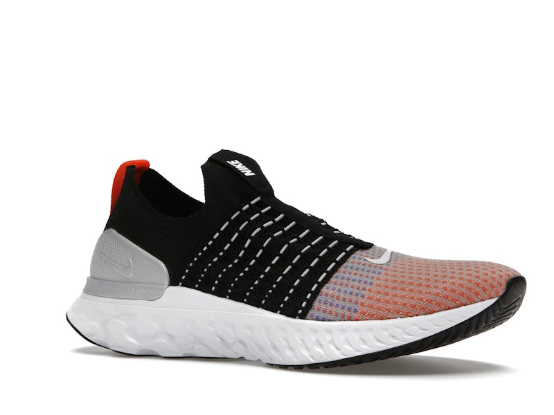 Nike React Phantom Run Flyknit 2 Black Team Orange