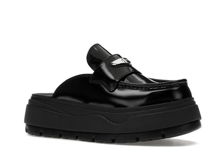 Jordan Mule Black Metallic Silver (Women's)