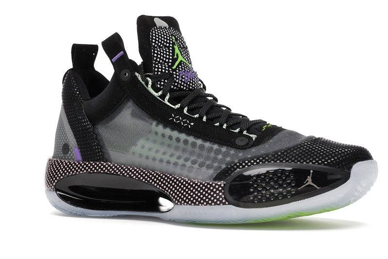 Jordan XXXIV Low Black Vapor Green Bleached Coral